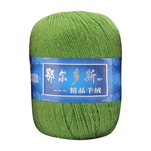 Home Texfiles, RDTIAN 1pc Soft Cashmere Yarn Hand-Knitted Mongolia...