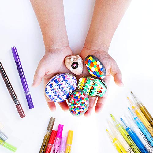 Paint pens, Acrylic Paint Markers for Rocks, Craft, Ceramic, Glass...