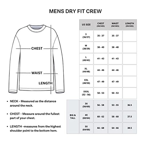 4 Pack:Mens Long Sleeve T-Shirt Workout Clothes Quick Dry Fit Gym ...