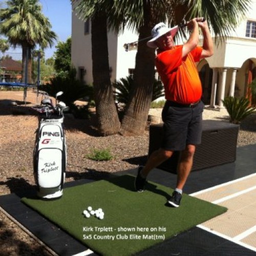 5x5 Country Club Elite Real Feel Golf Mats The First Golf Mat Th...