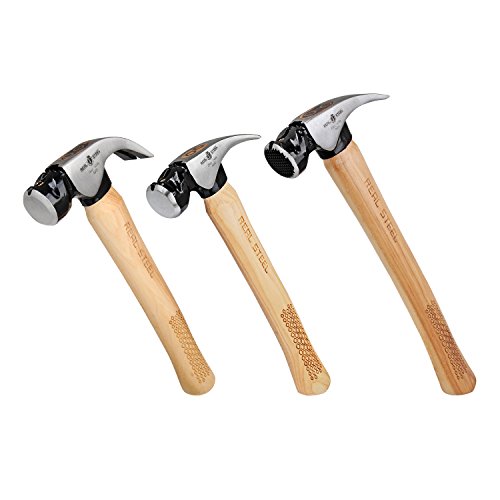 Real Steel 0402 Hickory Rip Claw Hammer, 20 oz