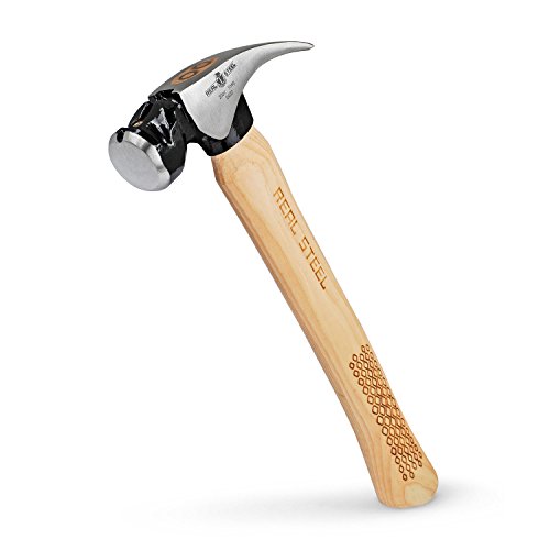 Real Steel 0402 Hickory Rip Claw Hammer, 20 oz