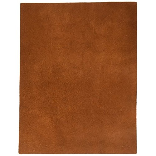 Realeather Suede Leather, Medium Brown