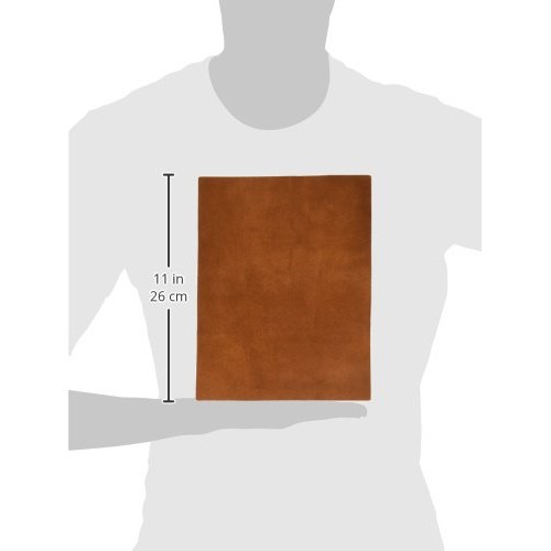 Realeather Suede Leather, Medium Brown