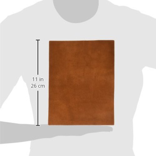 Realeather Suede Leather, Medium Brown