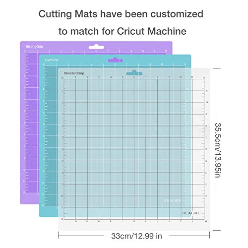 REALIKE 12x12 Cutting Mat for Cricut Explore One/Air/Air 2/Maker3...