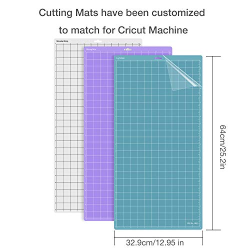 REALIKE 12x24 Cutting Mat for Cricut Explore One/Air/Air 2/Maker,...