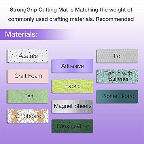 REALIKE 12x24 Cutting Mat for Cricut Explore One/Air/Air 2/Maker,...