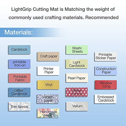 REALIKE 12x24 Cutting Mat for Cricut Explore One/Air/Air 2/Maker,...