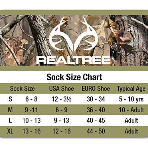 Realtree Girl Womens Merino Wool Blend Cushion Boot Socks 2 Pair ...