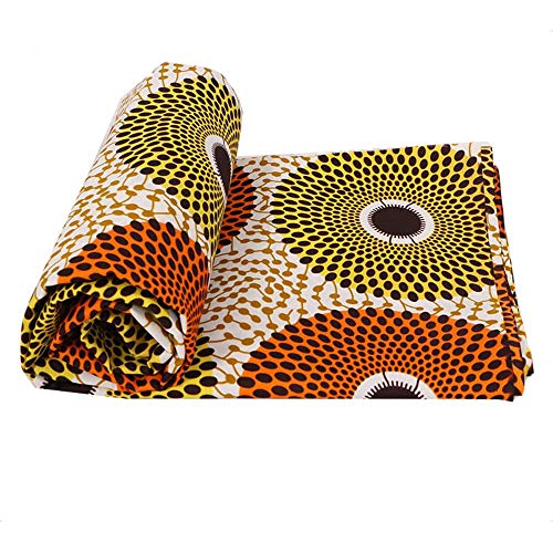 2019 Ankara African Polyester Wax Prints Fabric REALWAX 6 Yard Afr...