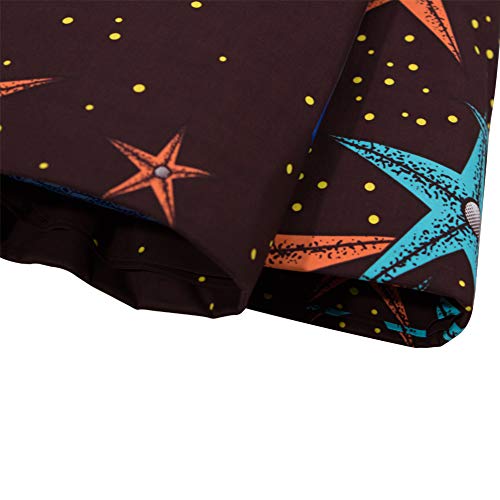 Fashion African Wax Print Fabric New Soft Cotton Fabric Black & Bl...