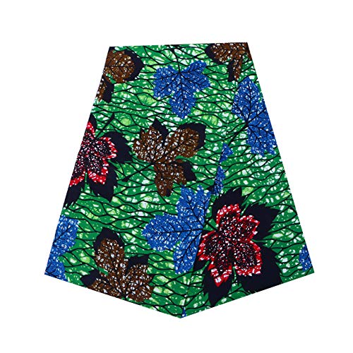 Fashion New Wax 100% Cotton REALWAXFabric Wax African Fabric Batik...