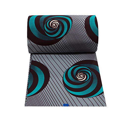 New Soft Cotton Fabric Fashion African Wax Print Fabric Circle par...