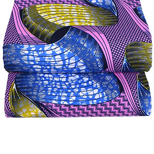 Realwax African Wax Prints Fabric New Ankara Bazin 6 Yards African...