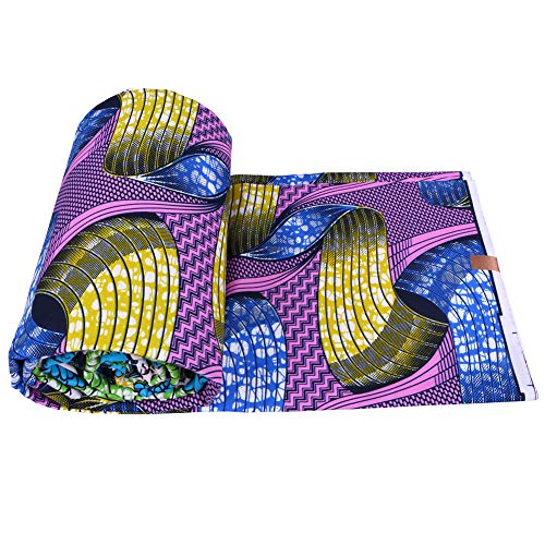Realwax African Wax Prints Fabric New Ankara Bazin 6 Yards African...