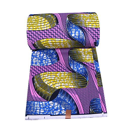 Realwax African Wax Prints Fabric New Ankara Bazin 6 Yards African...