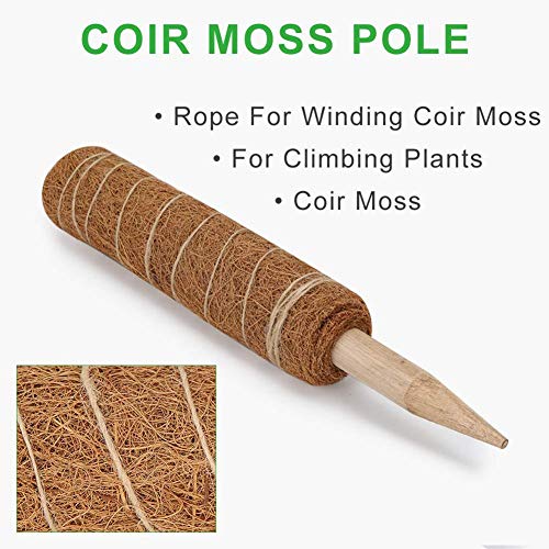 Reatzhen Plant Climbing Coir Totem Pole Safe Gardening Coconut Pal...
