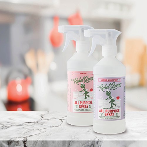 Rebel Green Natural All-Purpose Cleaner Spray - Kid Safe, Pet Safe...