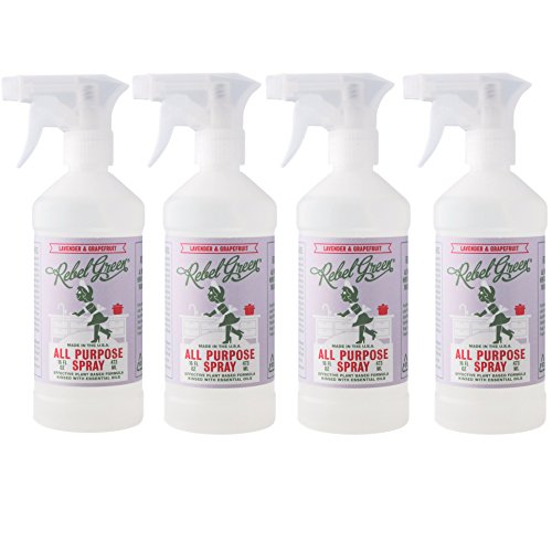 Rebel Green Natural All-Purpose Cleaner Spray - Kid Safe, Pet Safe...