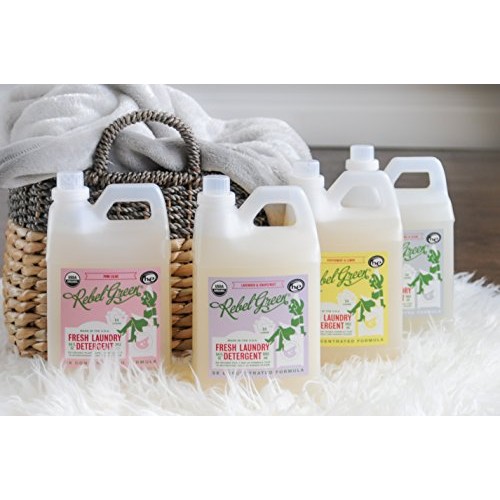 Rebel Green Natural Laundry Detergent, Certified Organic and Hypoa...