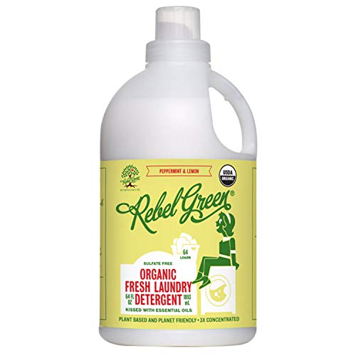 Rebel Green Natural Laundry Detergent, Certified Organic and Hypoa...