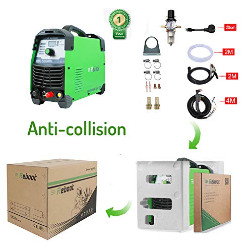 Non Touch Plasma Cutter 50 Amp 1/2 Clean Cut Reboot CUT50DL Pilot...