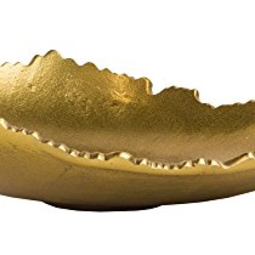 Red Co. 12” Decorative Antique Golden Allure Torn Metal Centerpiec...