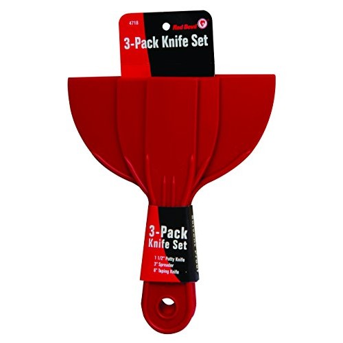 Red Devil 4718 3-Piece Plastic Knife Set