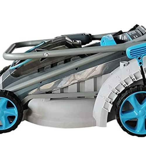 40V Cordless Lawn Mower, 18Inch Brushless Lawn Mower, 1-3 Adju...