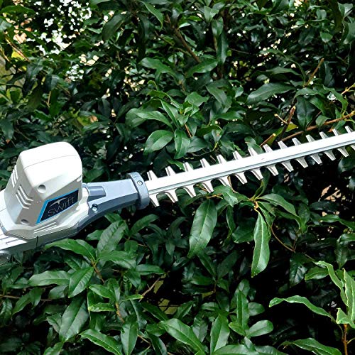 40V Cordless Pole Hedge Trimmer Long Reach 18 Cutting Length 6 Po...
