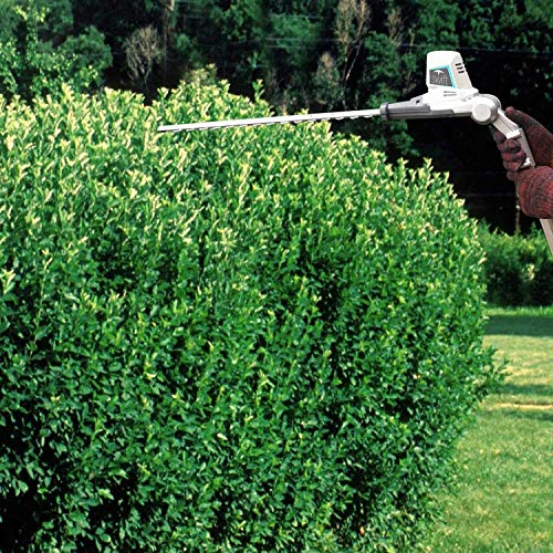 40V Cordless Pole Hedge Trimmer Long Reach 18 Cutting Length 6 Po...