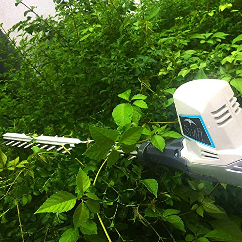 40V Cordless Pole Hedge Trimmer Long Reach 18 Cutting Length 6 Po...