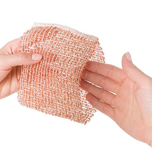 REDECKER Copper Cleaning Cloth, Set of 2, Durable and Non-Abrasive...
