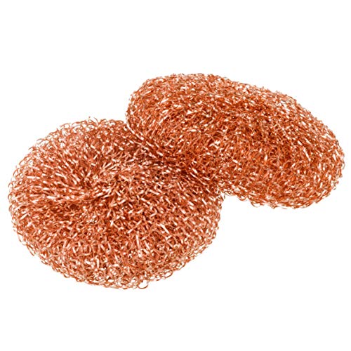 REDECKER Copper Pot Scrubber, Set of 2, Durable and Non-Abrasive S...