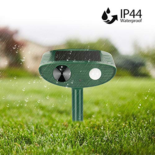 Redeo Outdoor Solar Ultrasonic Cat Repellent Animal Repeller Dog D...