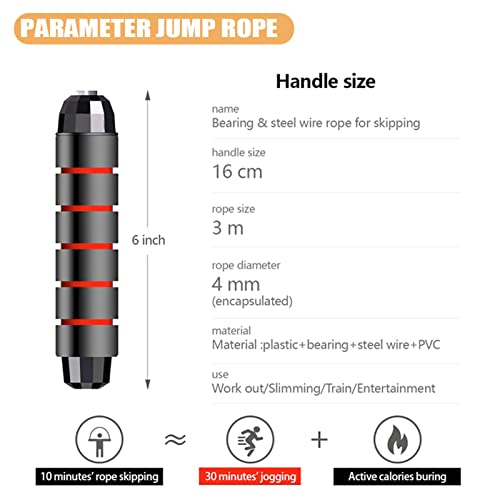 Redify Skipping Rope for Cardio and Endurance Training ,Fitness Ju...