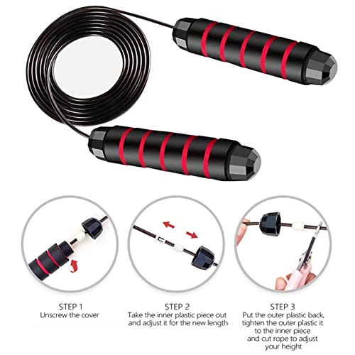 Redify Skipping Rope for Cardio and Endurance Training ,Fitness Ju...