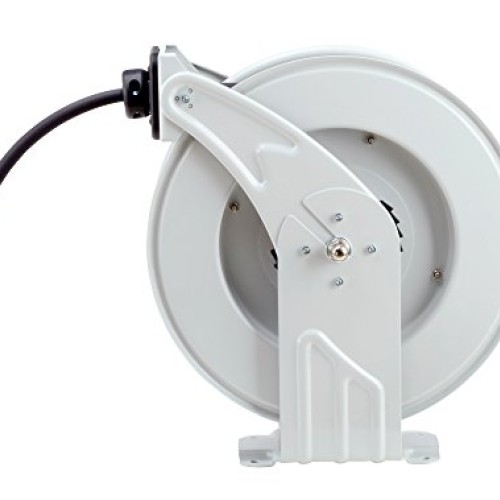 REELWORKS Air-Hose-Reel Retractable 3/8 Inch x 50 Feet ELITE Lon...