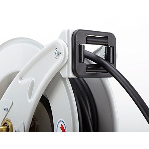 REELWORKS Air-Hose-Reel Retractable 3/8 Inch x 50 Feet ELITE Lon...