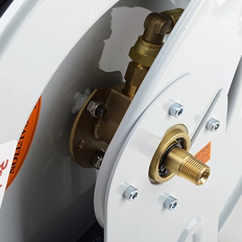 REELWORKS Air-Hose-Reel Retractable 3/8 Inch x 50 Feet ELITE Lon...