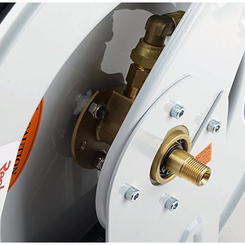 REELWORKS Air-Hose-Reel Retractable 3/8 Inch x 50 Feet ELITE Lon...