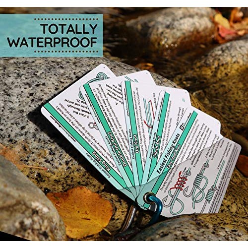 ReferenceReady Easiest Fishing Knots - Waterproof Guide to 12 Simp...