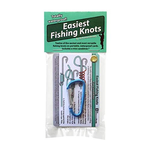 ReferenceReady Easiest Fishing Knots - Waterproof Guide to 12 Simp...