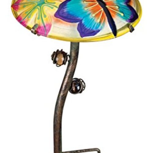 Regal Art & Gift 11325 Dragonfly Glow Mushroom Stake