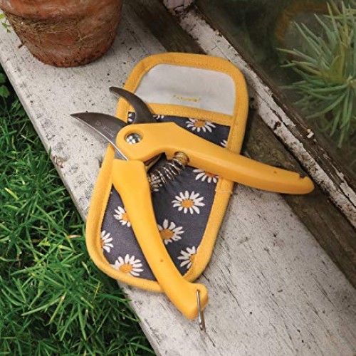 Regal Art & Gifts Lilac & Vine Daisy Pruner & Pouch Set Outdoor Ga...