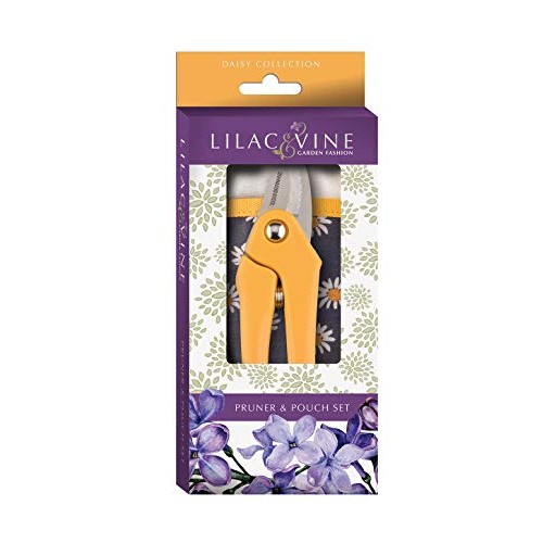 Regal Art & Gifts Lilac & Vine Daisy Pruner & Pouch Set Outdoor Ga...