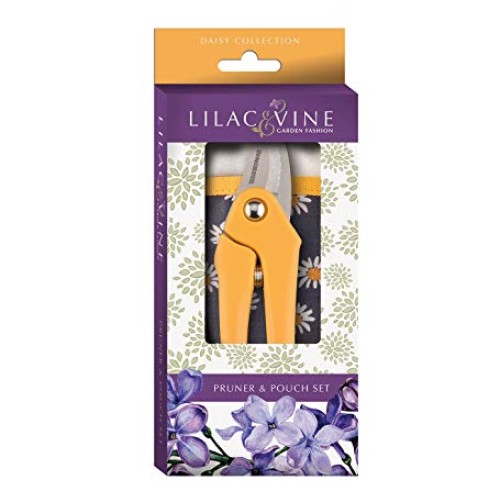 Regal Art & Gifts Lilac & Vine Daisy Pruner & Pouch Set Outdoor Ga...
