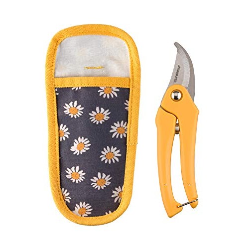 Regal Art & Gifts Lilac & Vine Daisy Pruner & Pouch Set Outdoor Ga...