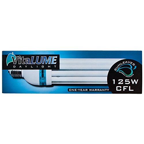 Sunleaves VitaLUME Compact Day Fluorescent, 125W Ballasted CFL Gro...
